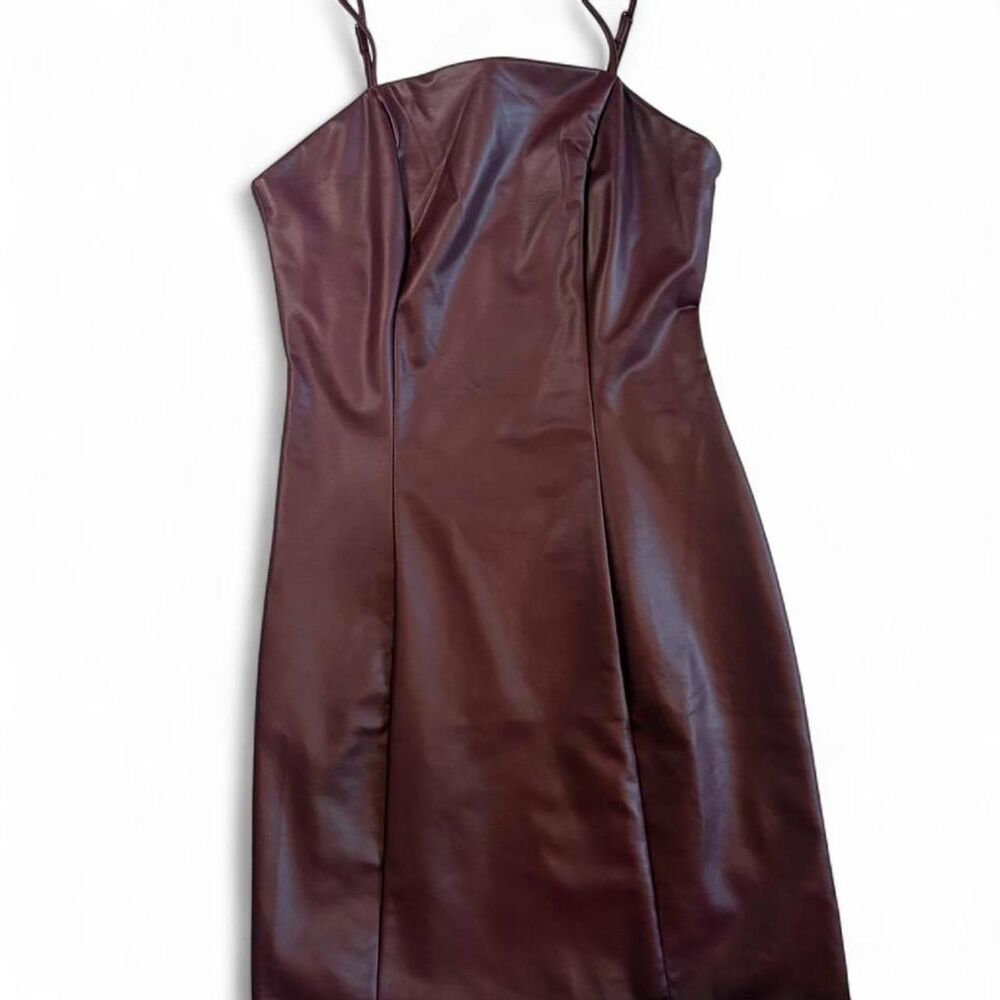 Unbranded Women's Burgundy and Purple Dress